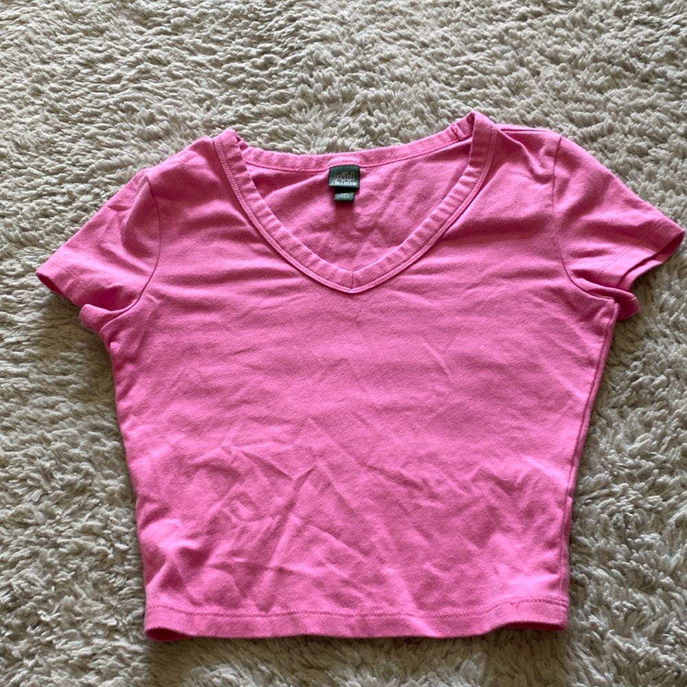 Pink crop top